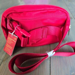 Lululemon everywhere belt bag lunar new year red with gold zipper and logo NWT